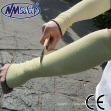 NMSAFETY en388 yellow Aramid Fibers sleeves